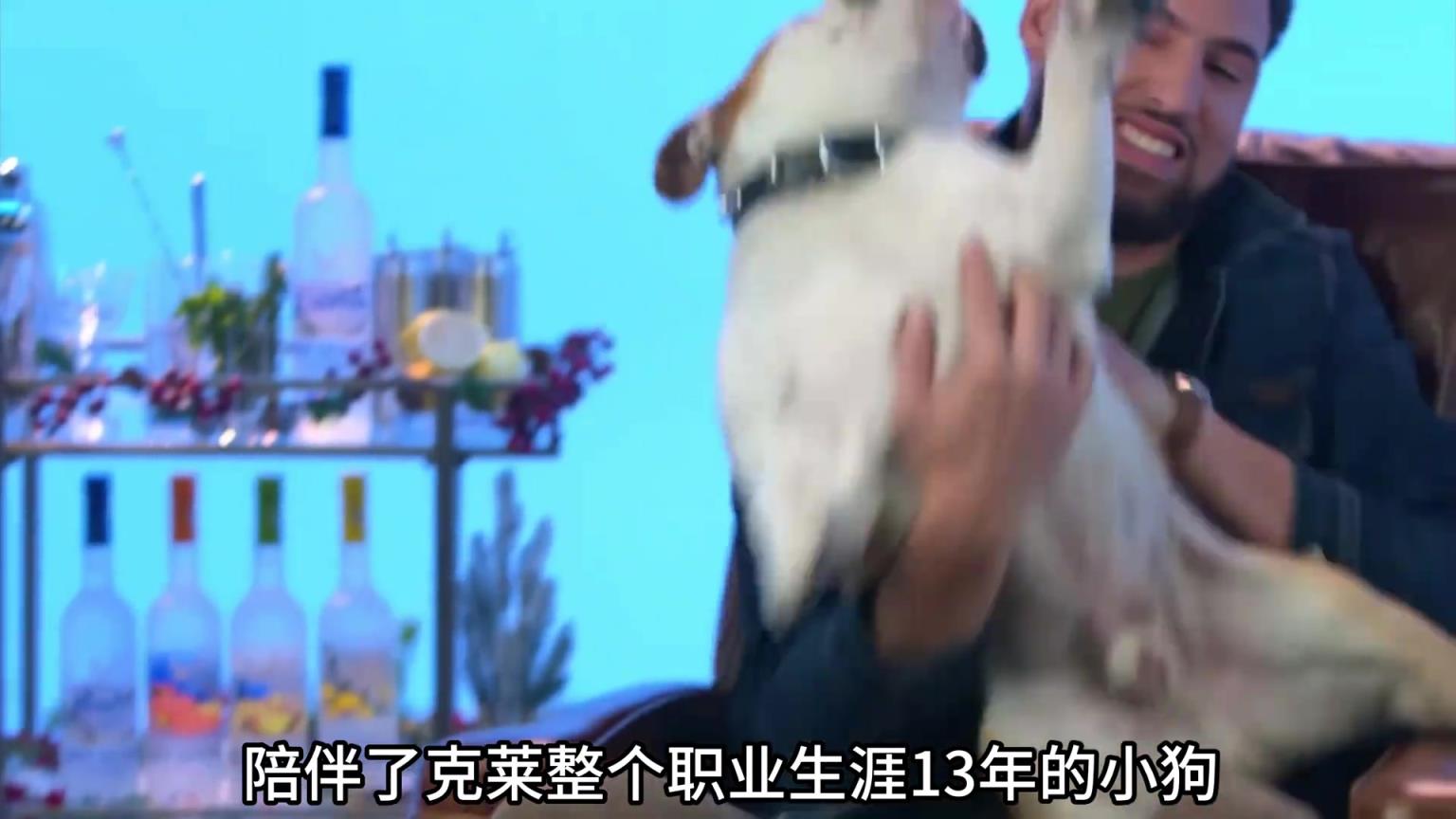 陪伴克萊13年的小狗去世了，不敢相信克萊得多么傷心